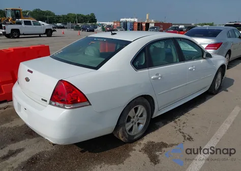 2012 Chevrolet Impala Ls from USA, damaged, VIN 2G1WA5E34C1155594